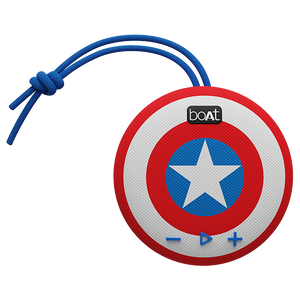 boAt Stone 190 Captain America Marvel Edition | Portable Bluetooth Speaker with 5W RMS Sound, 4 Hours Playback, Bluetooth v5.0