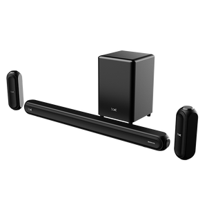 boAt Aavante Bar 3200D | 5.1 Channel Soundbar with Powerful Subwoofer, 3D Surround Sound and Dolby Audio, Dual Wireless Rear Satellite Speakers, Multiple Connectivity Modes