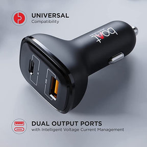 boAt Dual QC-PD Port Rapid Car Charger with Micro USB cable - boAt Lifestyle